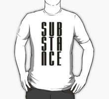 Substance 3 Letter Black Lettering T-Shirt