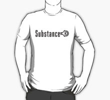 Substance Horizontal Black Lettering T-Shirt